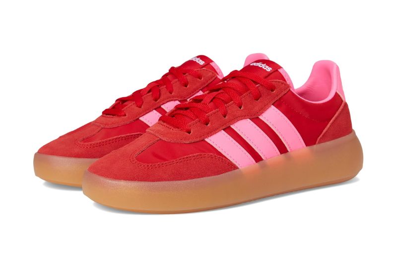 Adidas Barreda Decode Shoes in Red and Pink